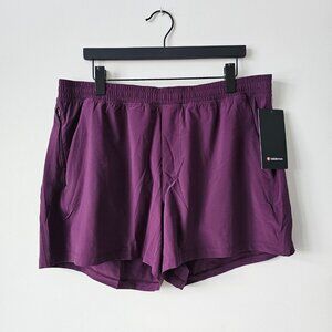 NWT LULULEMON PLUM Purple Pace Breaker Shorts 5" Linerless Men's XXL
